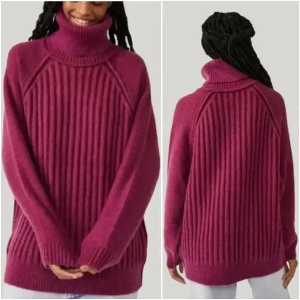 NWT Free People Big City Turtleneck Sweater Medium